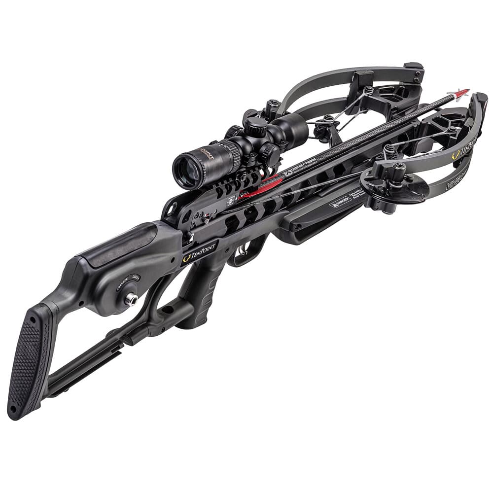 TenPoint Viper S400 Crossbow w/ACUslide, RangeMaster Pro Scope, Graph Gry CB20015-1819