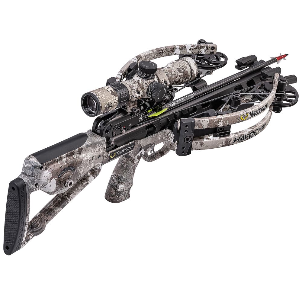 TenPoint Havoc RS440 Crossbow w/ACUslide, EVO-X Elite Camo Scope, Veil Alp CB21008-6289