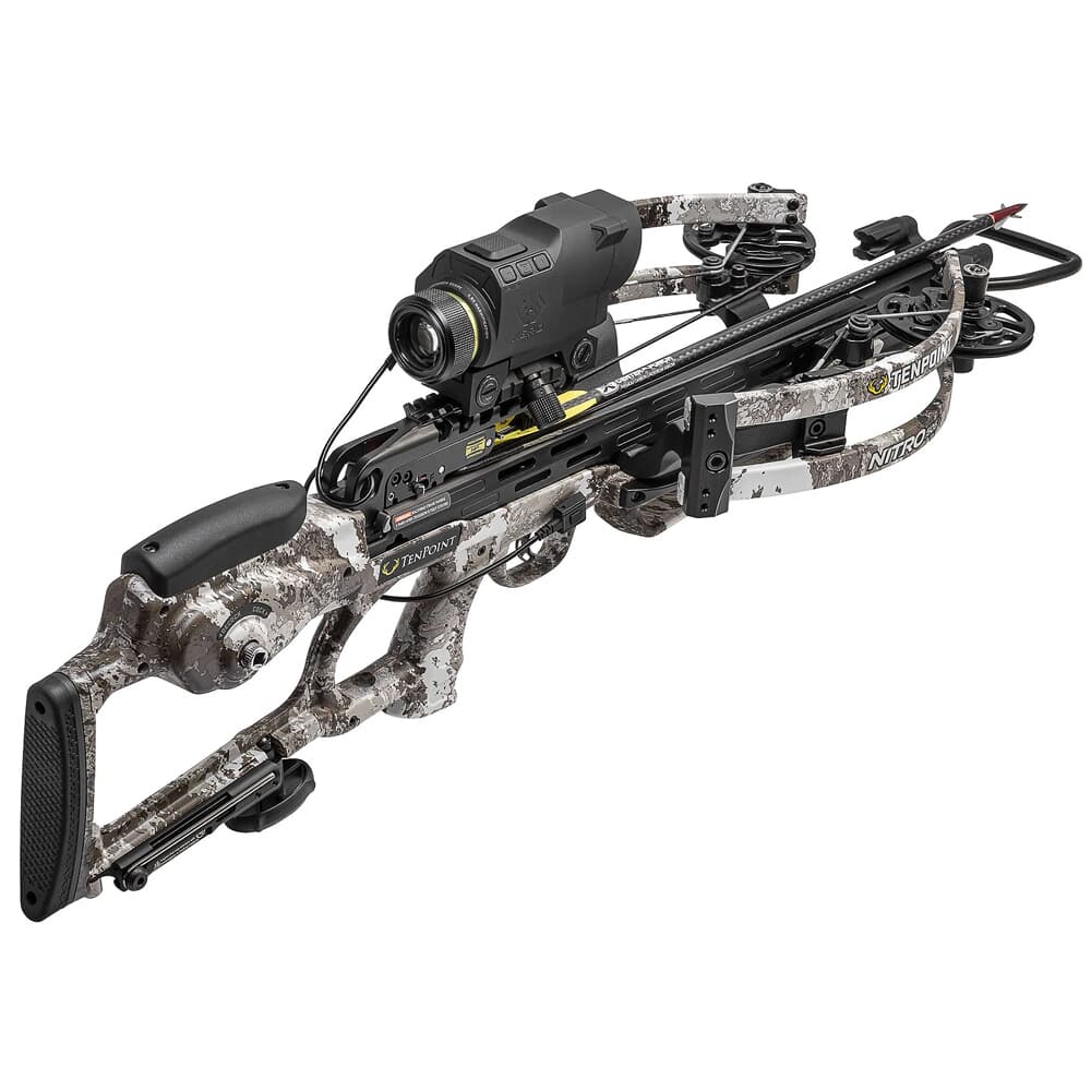 TenPoint Nitro 505 XERO Crossbow w/ACUslide &amp; Garmin XERO X1I Scope, Veil Alpine CB22005-6179
