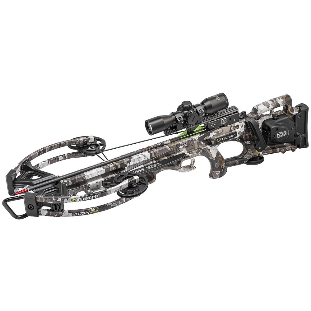 TenPoint Titan De-Cock Crossbow w/ACUdraw De-Cock & Pro-View Scope ...