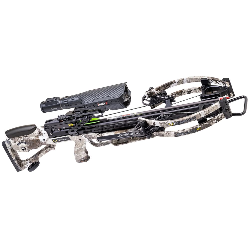 TenPoint Stealth 450 Oracle Veil Alpine Crossbow w/ACUslide &amp; Burris Oracle Scope CB23019-6869