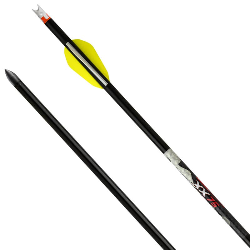 TenPoint XX75 Aluminum Arrows 20 w/Alpha-Nocks .003 Wte HEA-060-6