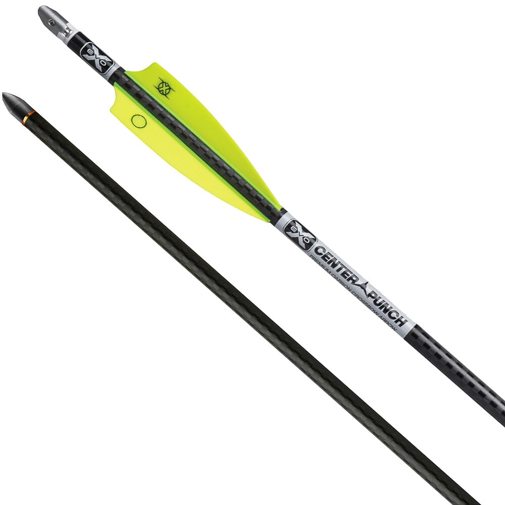 TenPoint EVO-X CenterPunch Carbon Arrows 20 w/Aluminum Alpha-Nocks .001 ...