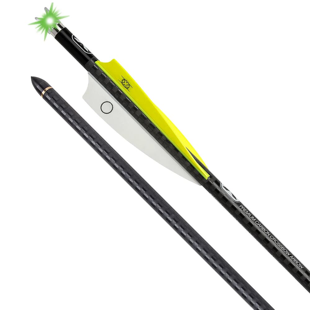 TenPoint EVO-X CenterPunch Alpha-Blaze Carbon 20&quot; .001&quot; Arrows 36pk Green HEA-749.36