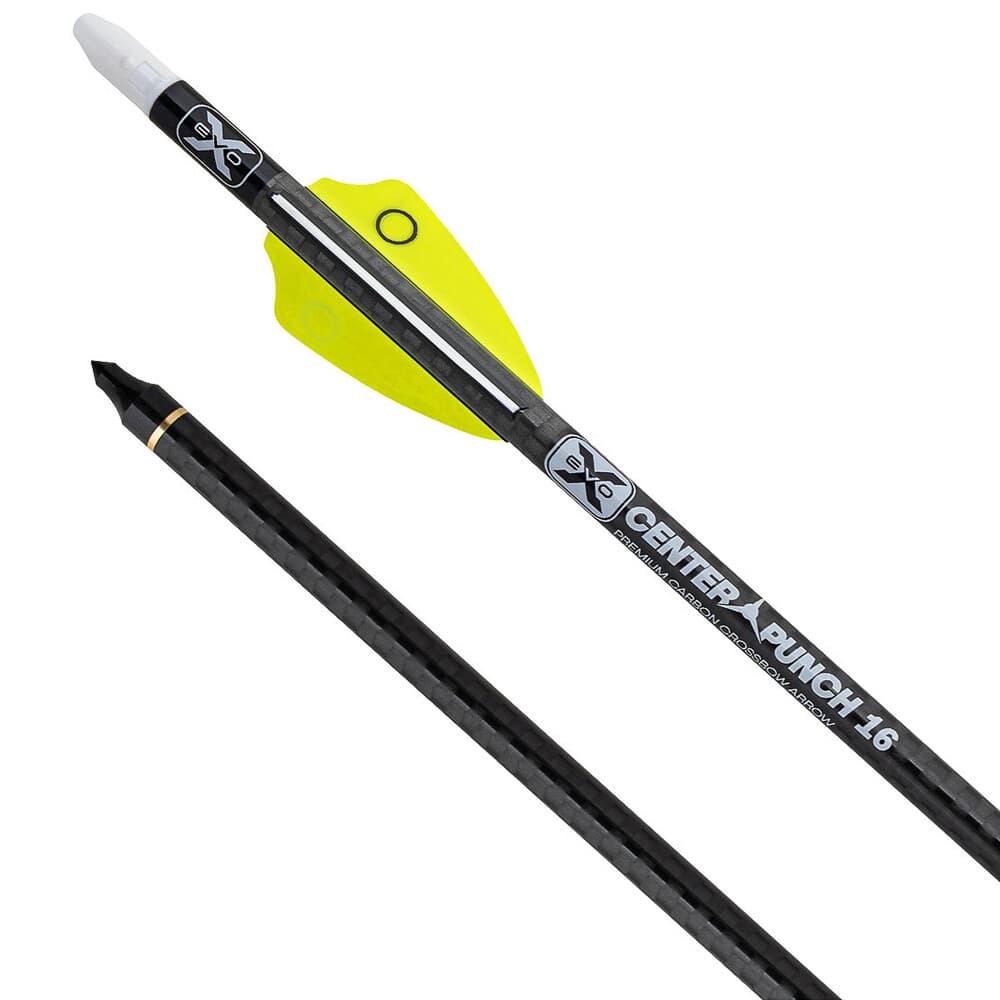 TenPoint EVO-X CenterPunch 16 Carbon Arrows 16 w/Alpha-Nocks .004 Wte HEA-750-36
