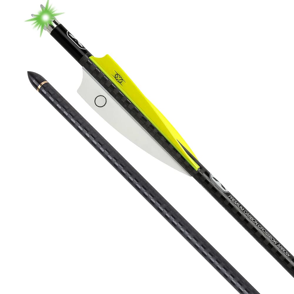 TenPoint EVO-X CenterPunch Alpha-Blaze Carbon 16&quot; .001&quot; Arrows 36pk Green HEA-759.36
