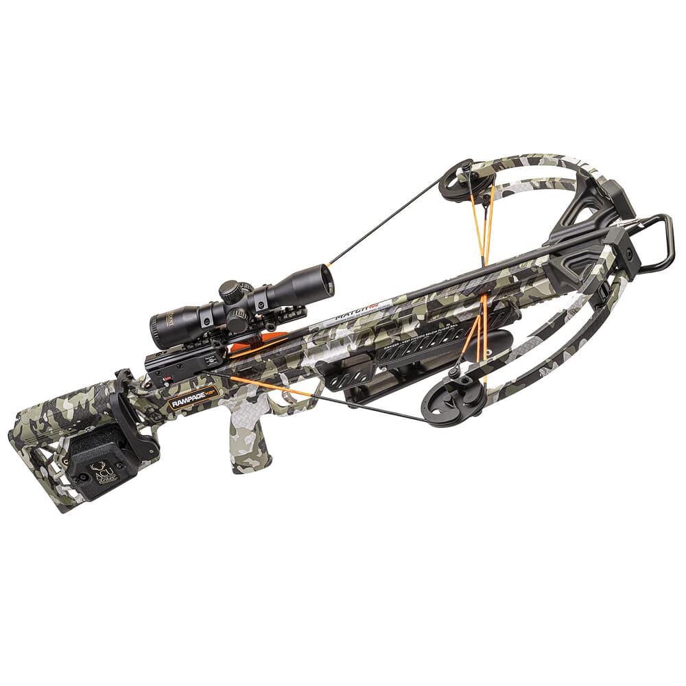 Wicked Ridge Rampage XS Peak Camo Crossbow w/ACUdraw & Pro-View Scope WR23015-4522