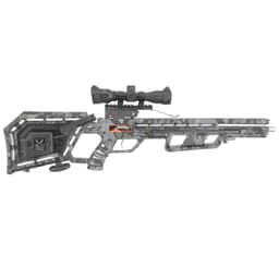 Wicked Ridge USED M-370 Peak Camo Crossbow w/ACUdraw and Multi-Line Scope WR20003-9532 Broken Accudraw Missing arrow, Crank UA2679