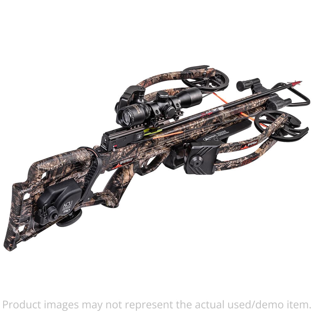 Wicked Ridge USED RDX 400 Mossy Oak Country Crossbow w/ACUdraw Silent and Multi-Line Scope WR19060-5532 - Excellent Condition UA6059