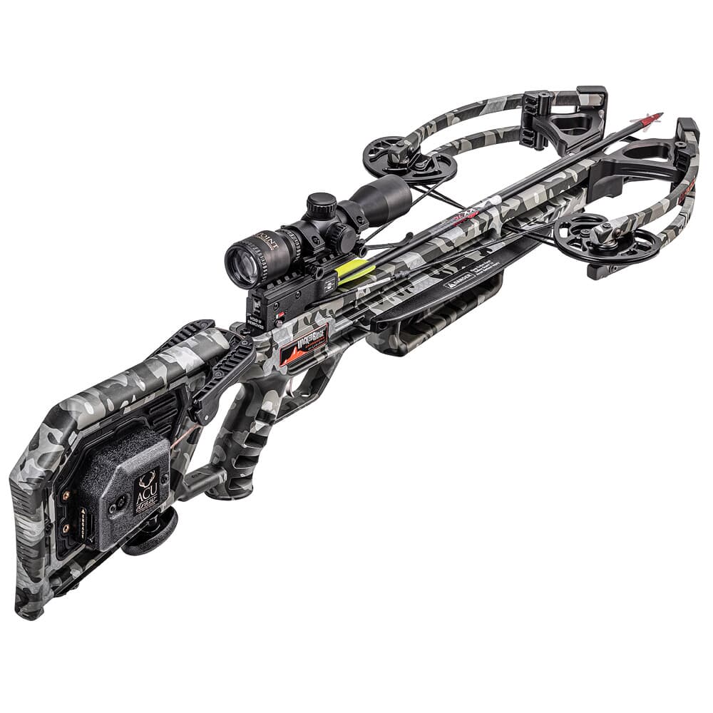 Wicked Ridge M-370 Crossbow w/ACUdraw, Multi-Line Scope, Peak Camo WR20003-9532