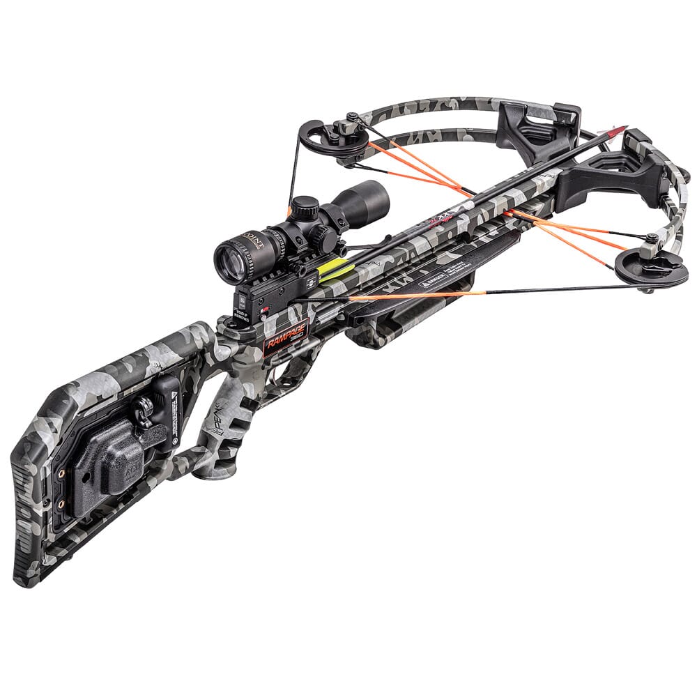 Wicked Ridge Rampage 360 Peak Camo PRE-SIGHTED Crossbow w/ACUdraw and 50 Multi-Line Scope WR20015-9431