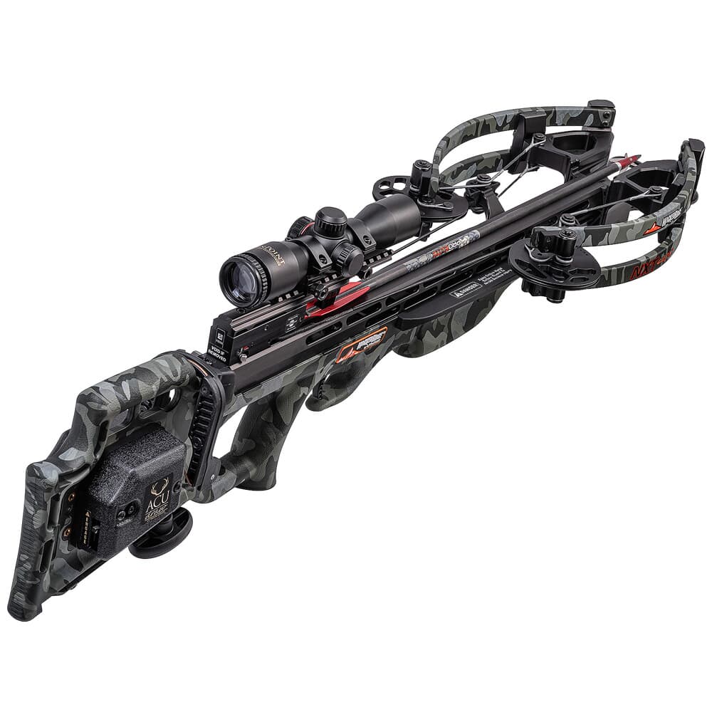 Wicked Ridge USED NXT 400 Peak Camo Crossbow w/ACUdraw and Pro-View Scope WR21002-9522 - UA2601 UA2601