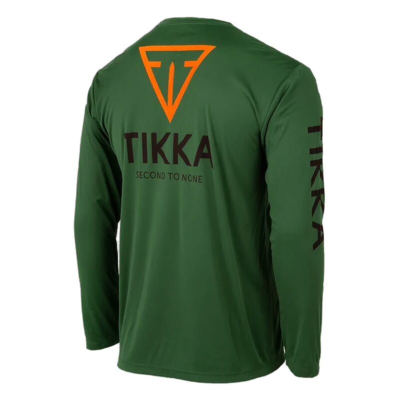 Tikka Tech Long Sleeve T-Shirt Army Green Small TS199T1180078KS-img-1