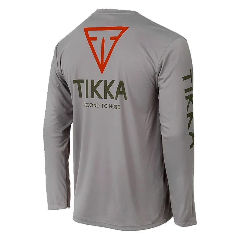 Tikka Tech Long Sleeve T-Shirt Light Gray Large TS199T1180090CL-img-1