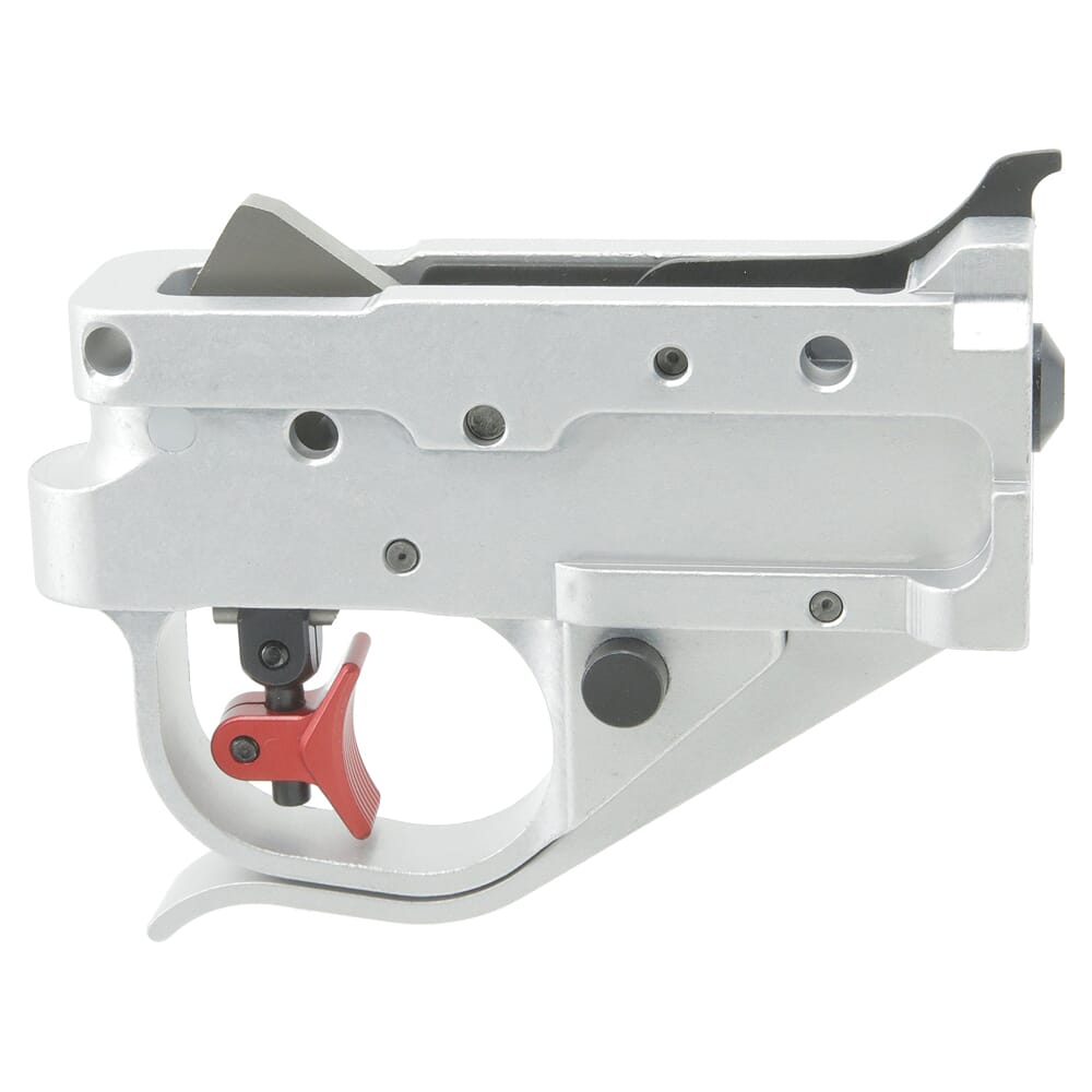 Timney Ruger 10/22 Silver Housing, Red Shoe Kit Trigger 1022CE-16