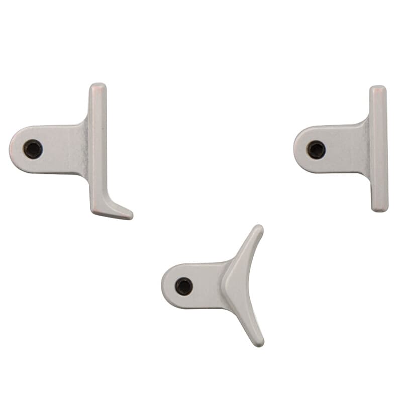 Timney Triggers Calvin Elite Custom AR/Remington 700 Silver Shoe Kit w/Heeled, Curved, & Straight Trigger Shoes CE-6