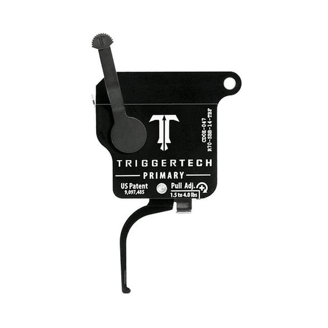 TriggerTech Rem 700 Factory Primary Flat Blk/Blk Single Stage Trigger R70-SBB-14-TBF