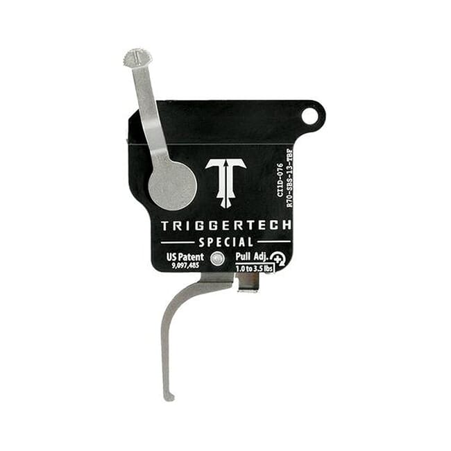 TriggerTech Rem 700 Factory Special Flat SS/Blk Single Stage Trigger R70-SBS-13-TBF