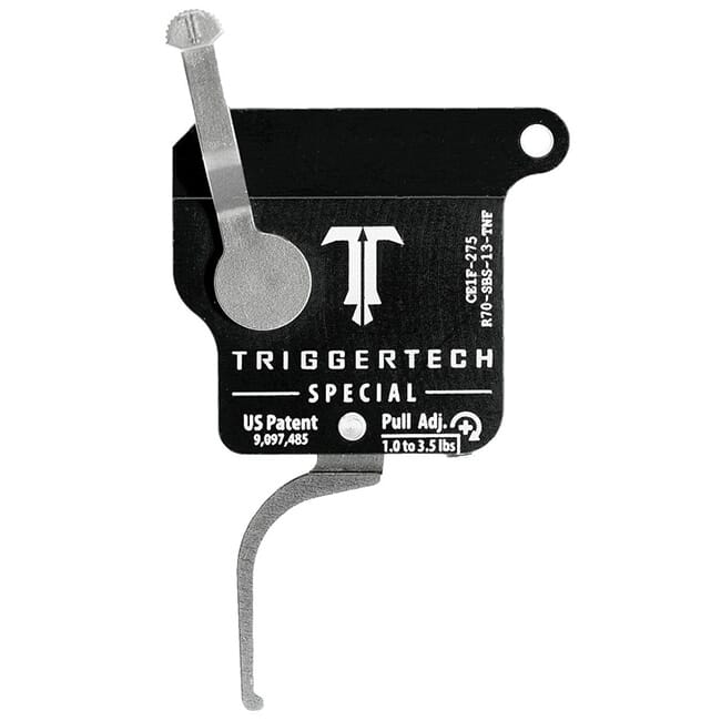 TriggerTech Rem 700 Clone Special Flat Clean SS/Blk Single Stage Trigger R70-SBS-13-TNF