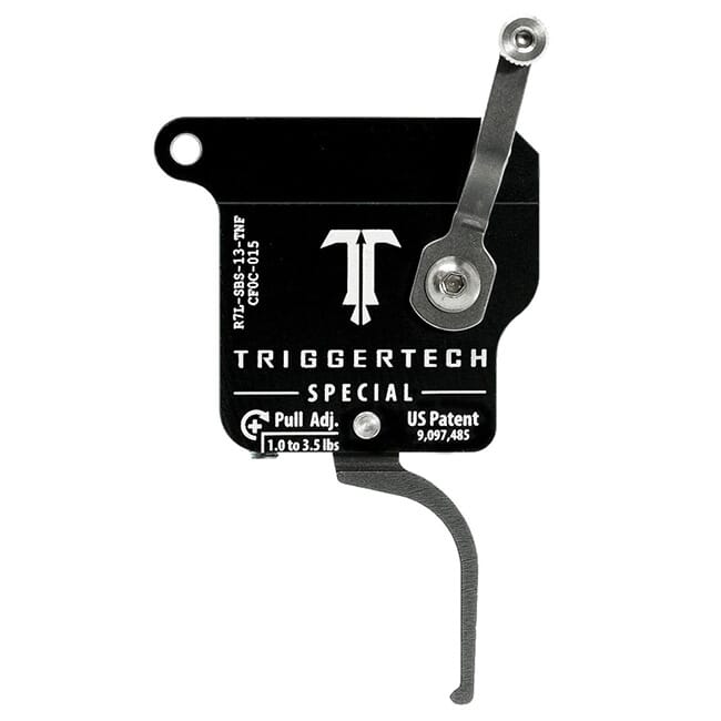TriggerTech Rem 700 Clone LH Special Flat Clean SS/Blk Single Stage Trigger R7L-SBS-13-TNF