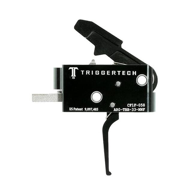 TriggerTech AR15 Competitive Flat Blk/Blk Two Stage Trigger AR0-TBB-33-NNF