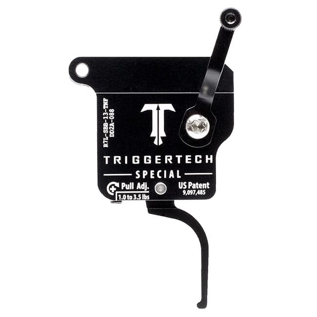 TriggerTech Rem 700 Clone LH Special Flat Clean Blk/Blk Single Stage Trigger R7L-SBB-13-TNF