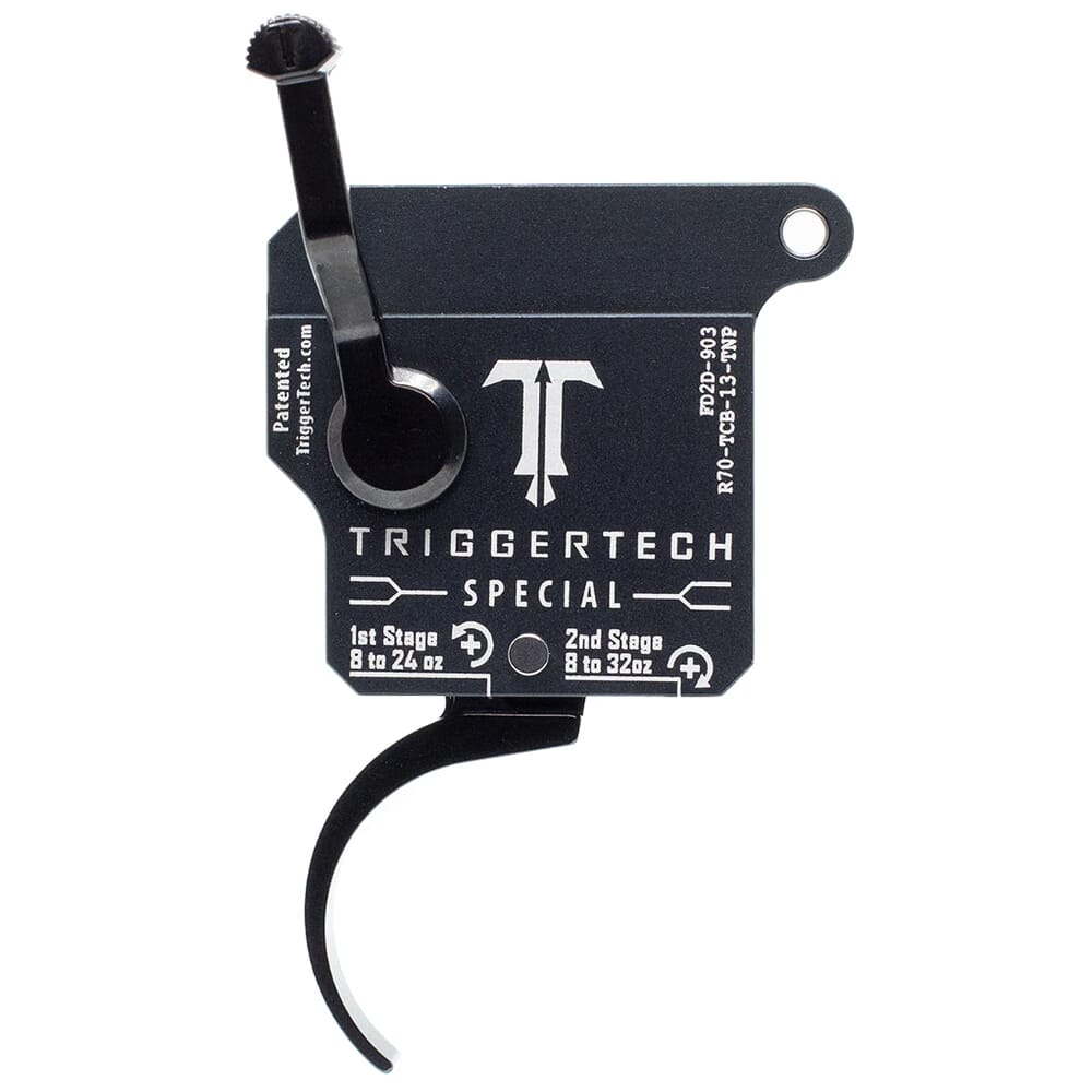 TriggerTech Rem 700 Clone RH Two Stage Blk/Grey Special Pro Clean 1.1-4.0 lbs Trigger R70-TCB-13-TNP