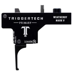 TriggerTech Weatherby Mark V Single Stage Black Primary Flat 1.5-4.0 lbs Trigger w/Bolt Release WM5-SBB-14-NBF