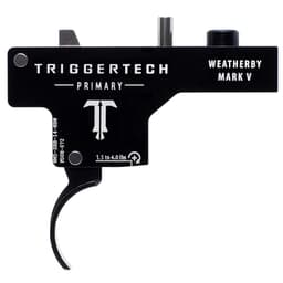 TriggerTech Weatherby Mark V Single Stage Black Primary Curved 1.5-4.0 lbs Trigger w/Bolt Release WM5-SBB-14-NBW