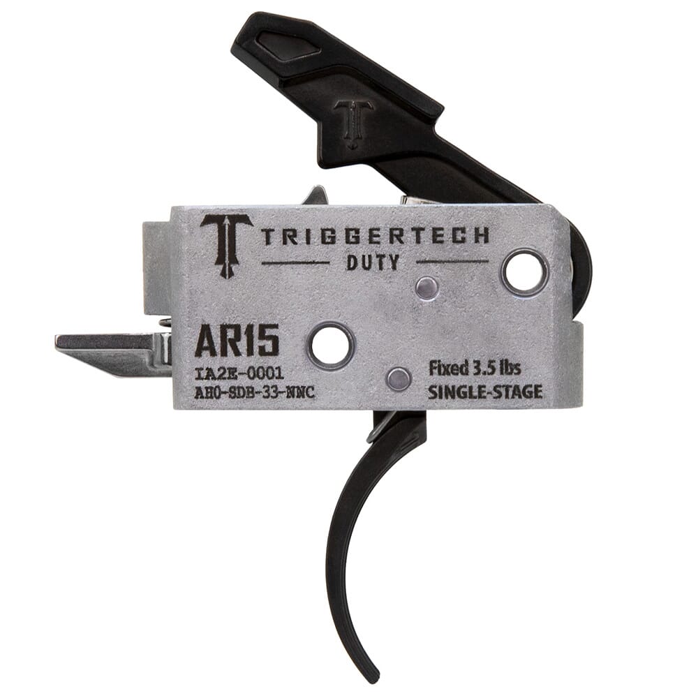 TriggerTech AR15 Single Stage Duty Black/Die-Cast 3.5lb Trigger AH0-SDB-33-NNC