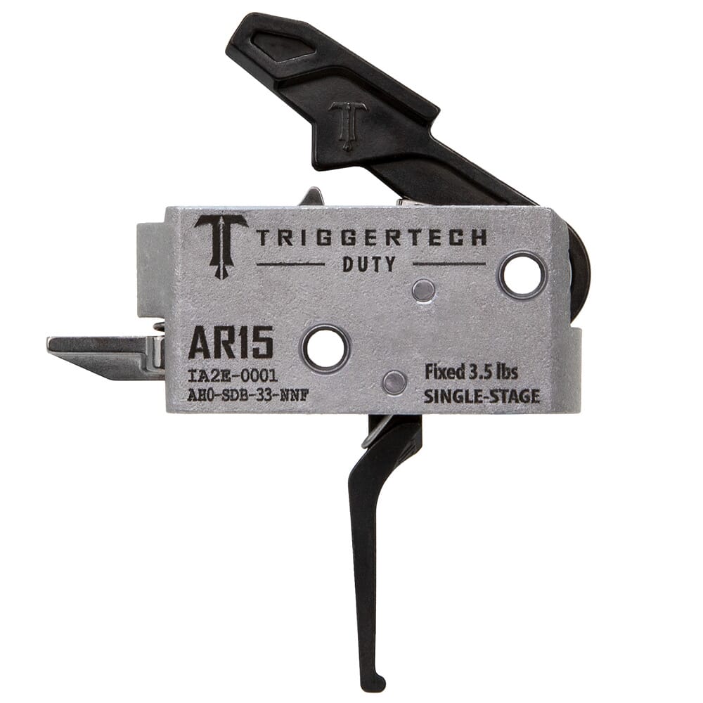 TriggerTech AR15 Single Stage Duty Black/Die-Cast 3.5lb Trigger AH0-SDB-33-NNF