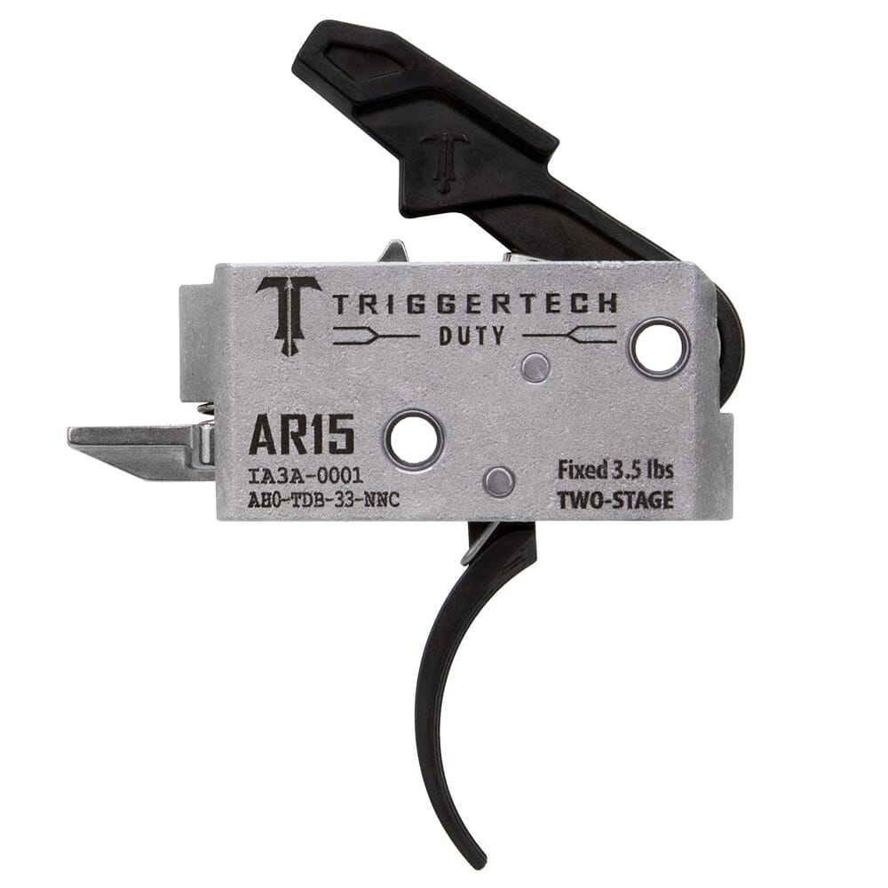 TriggerTech AR15 Two Stage Duty Black/Die-Cast 3.5lb Trigger AH0-TDB-33-NNC