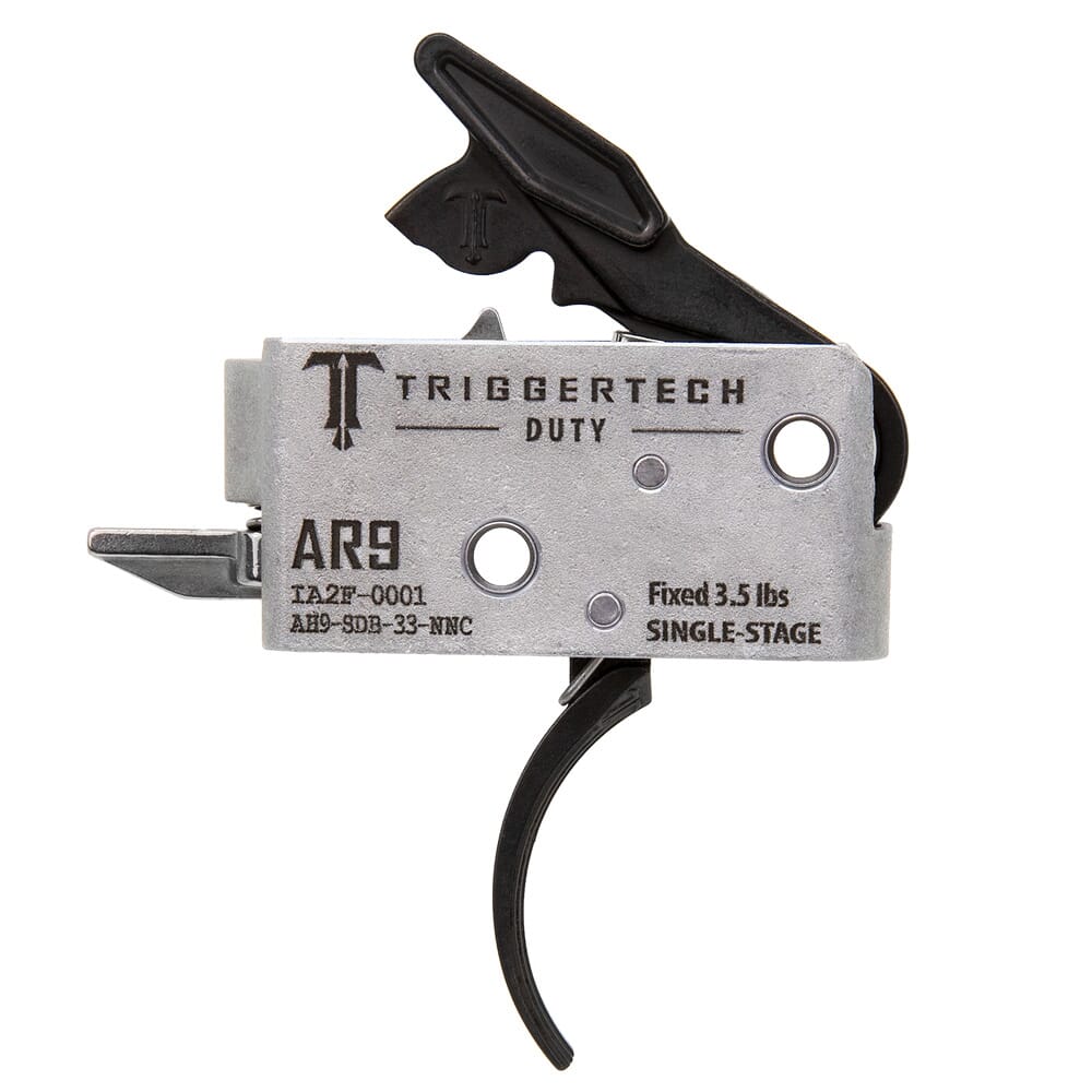 TriggerTech AR9 Single Stage Duty Black/Die-Cast 3.5lb Trigger AH9-SDB-33-NNC