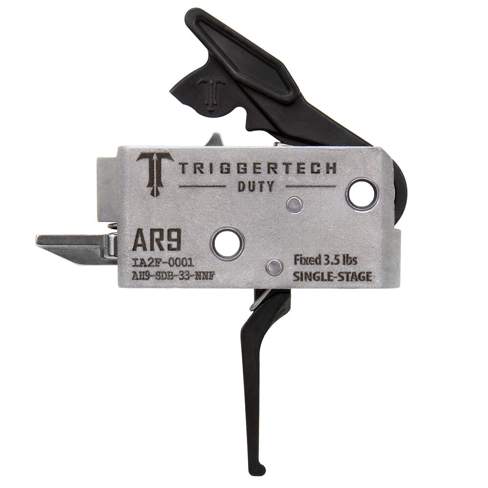 TriggerTech AR9 Single Stage Duty Black/Die-Cast 3.5lb Trigger AH9-SDB-33-NNF
