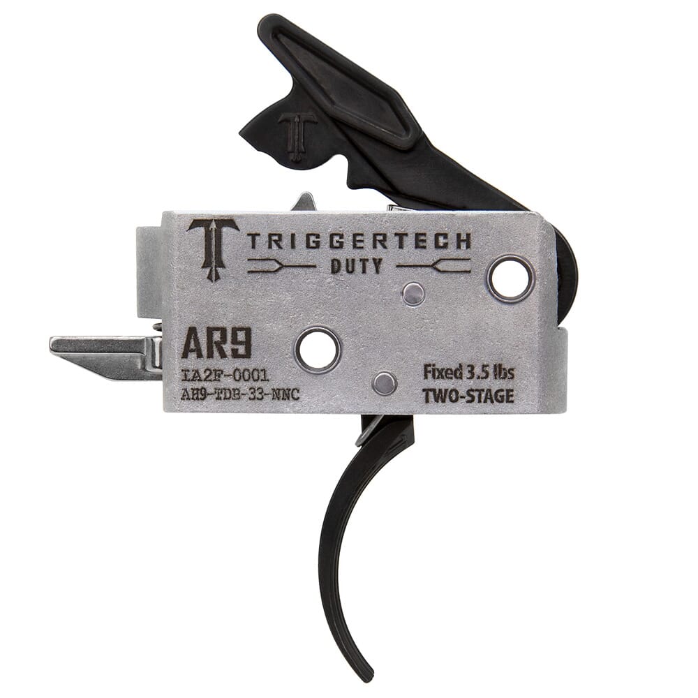 TriggerTech AR9 Two Stage Duty Black/Die-Cast 3.5lb Trigger AH9-TDB-33-NNC