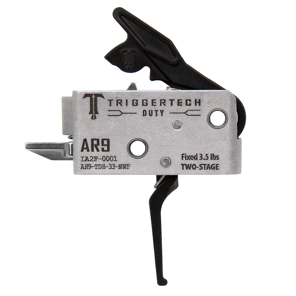 TriggerTech AR9 Two Stage Duty Black/Die-Cast 3.5lb Trigger AH9-TDB-33-NNF