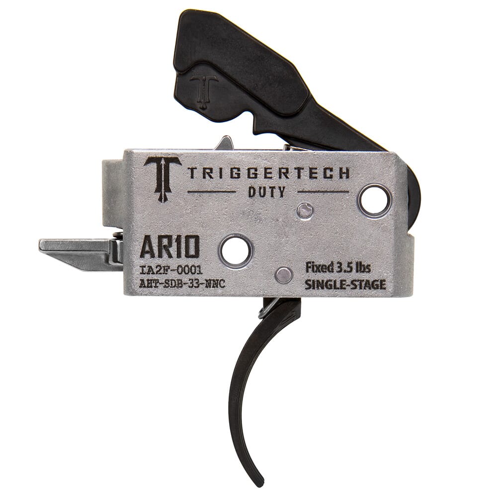 TriggerTech AR10 Single Stage Duty Black/Die-Cast 3.5lb Trigger AHT-SDB-33-NNC