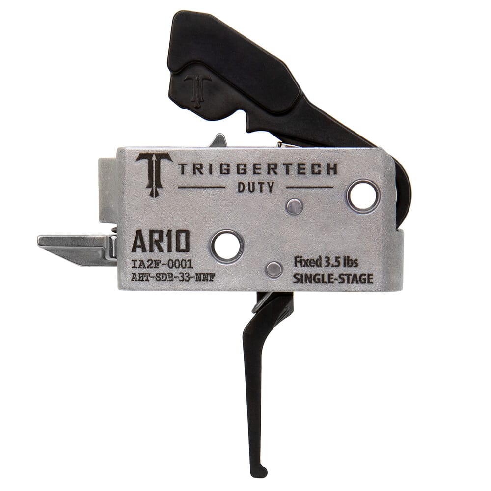 TriggerTech AR10 Single Stage Duty Black/Die-Cast 3.5lb Trigger AHT-SDB-33-NNF