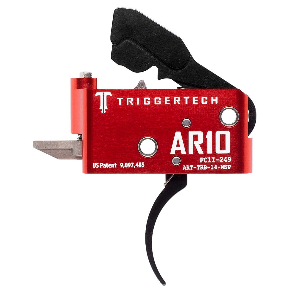 TriggerTech AR10 Two Stage Blk/Red AR Diamond Pro 1.5-4.0 lbs Trigger ART-TRB-14-NNP