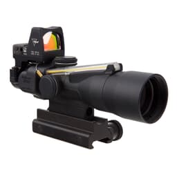 USED Trijicon ACOG 3x30 Amber Horseshoe/Dot 5.56x45mm/62gr BAC Compact Riflescope w/RMR Type 2 LED 3.25 MOA Red Dot & TA60 Flattop Mount TA33-C-400312 - Excellent Condition USED8728