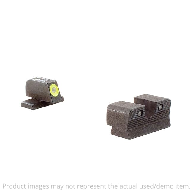 USED Trijicon HD Yellow Outline Night Sight Set for FN509 FN104-C-600991 - REAR SIGHT ONLY USED10393