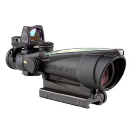 Trijicon 3.5x35 ACOG Dual Illum Green Chevron .223 Reticle w/Colt Knob Mount - Adjustable LED 3.25 MOA Red Dot RMR Type 2 TA11-C-100565