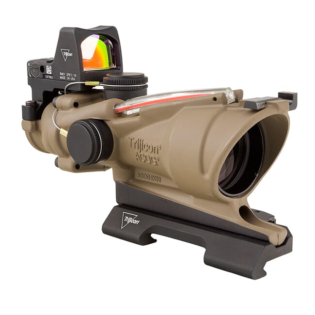 Trijicon 4x32 ACOG ECOS Dual Illum Red Crosshair 5.56 Reticle w