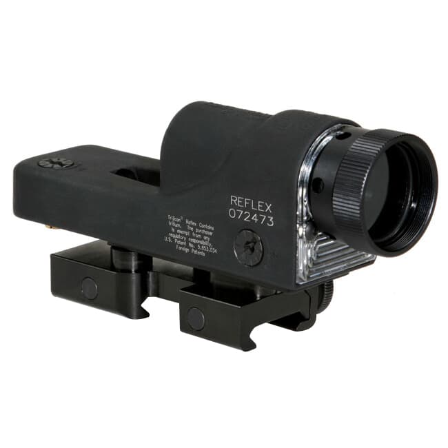 Trijicon 1x24 Reflex Amber 4.5 MOA Dot w/ Flattop Adapter & Polarizing Filter RX01NSN