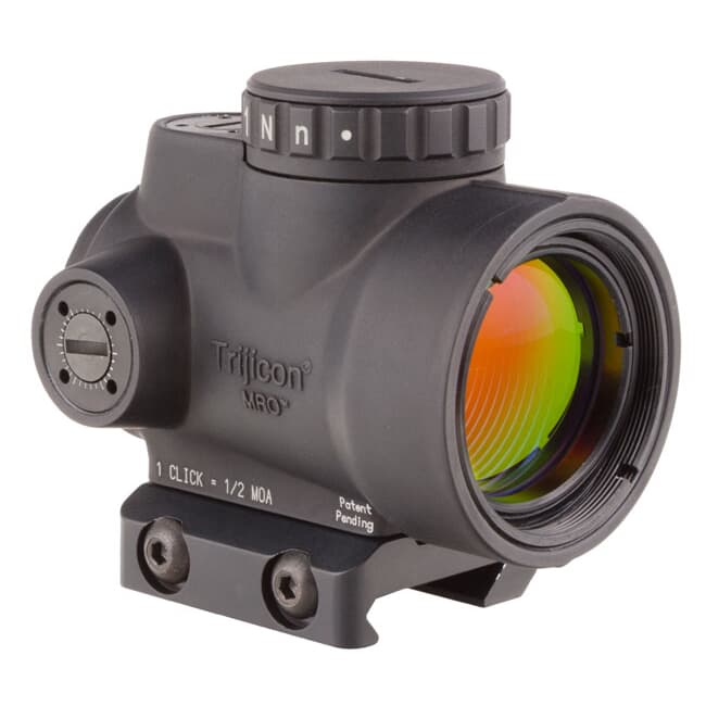 Trijicon 1x25 MRO 2.0 MOA Adj Red Dot AC32067 Mount MRO-C-2200004