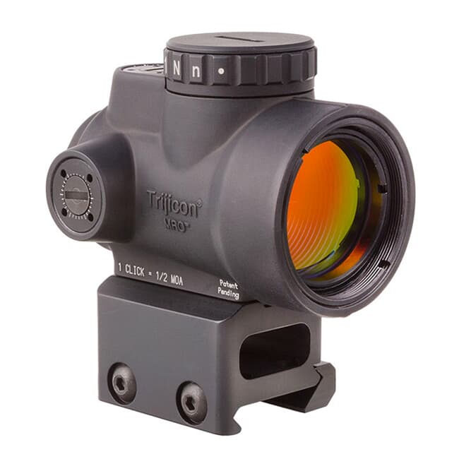 Trijicon 1x25 MRO 2.0 MOA Adj Red Dot AC32068 Mount MRO-C-2200005