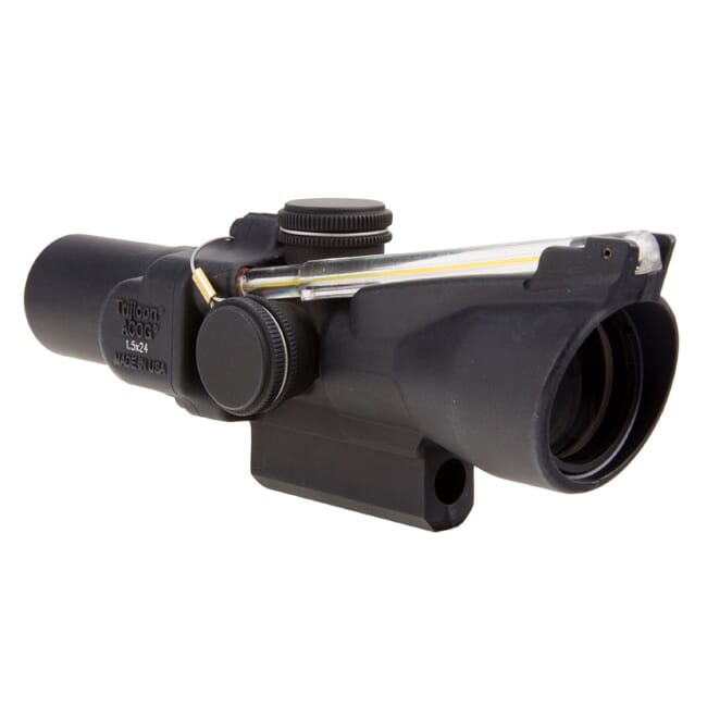 Trijicon Optics AR-15 ACOG Rifle Scope Binocular Hunting Black T-shirt Size S-5X