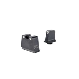Trijicon Bright & Tough 3-Dot White/White Tritium Night Sight Suppressor Set for Slim Frame Glock Models 601140