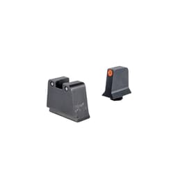 Trijicon Bright & Tough 3-Dot Orange/Black Tritium Night Sight Suppressor Set for Slim Frame Glock Models 601142