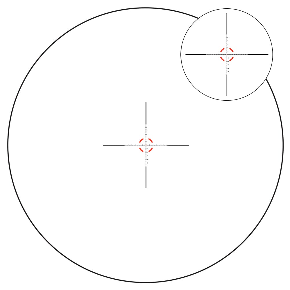 Trijicon Credo 1-8x28 FFP w/ Red/Green MRAD Segmented Circle